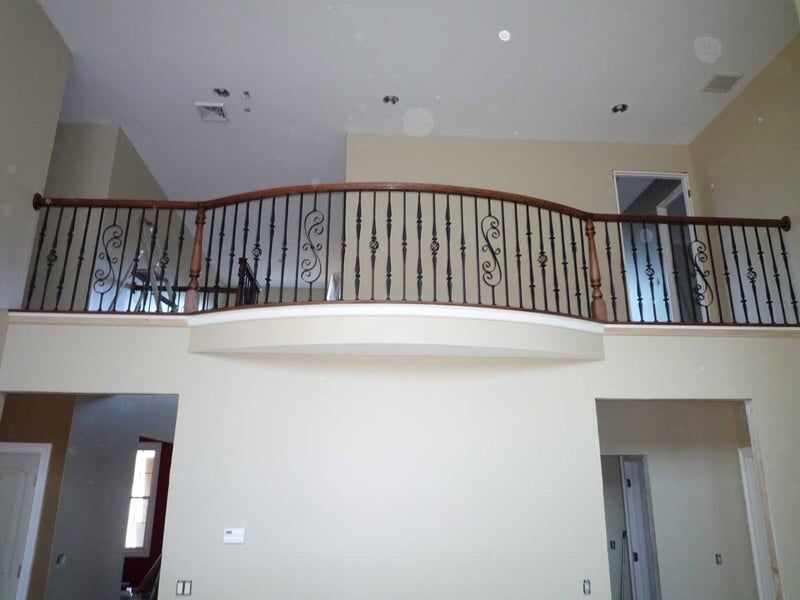 Iron Balcony - Wood Stairs in Ludlow, MA