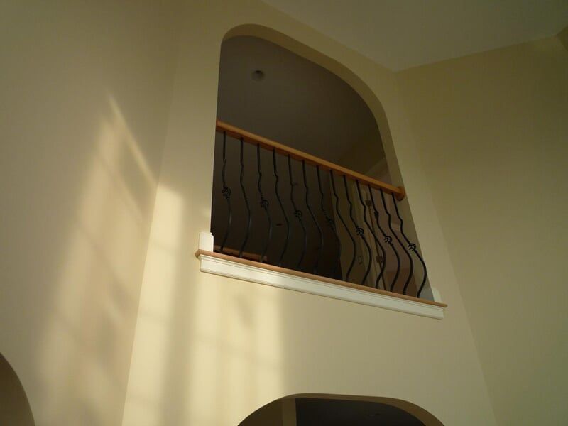 Iron Balcony - Wood Stairs in Ludlow, MA