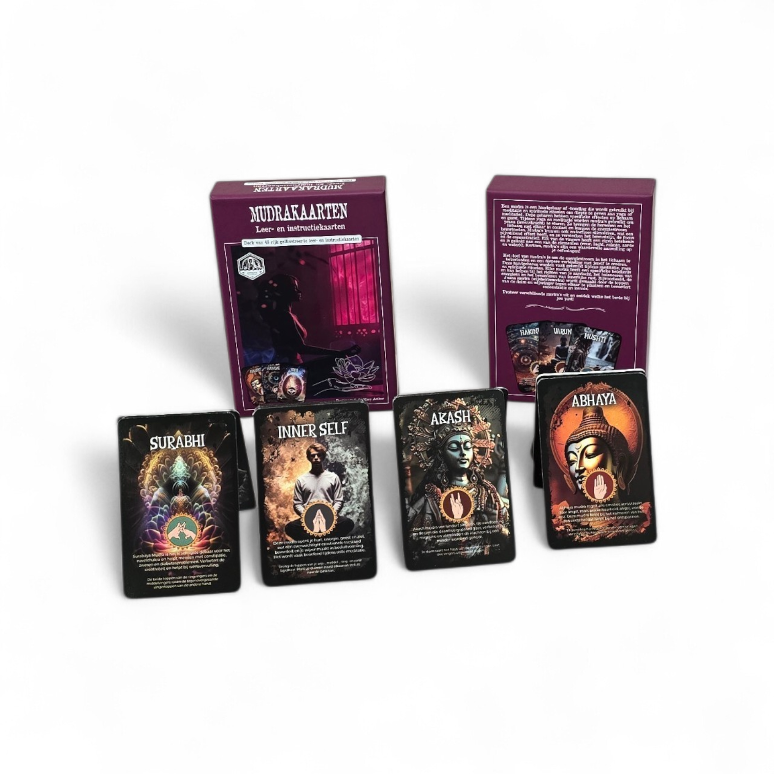 Mudrakaarten (instructie en leerkaarten)