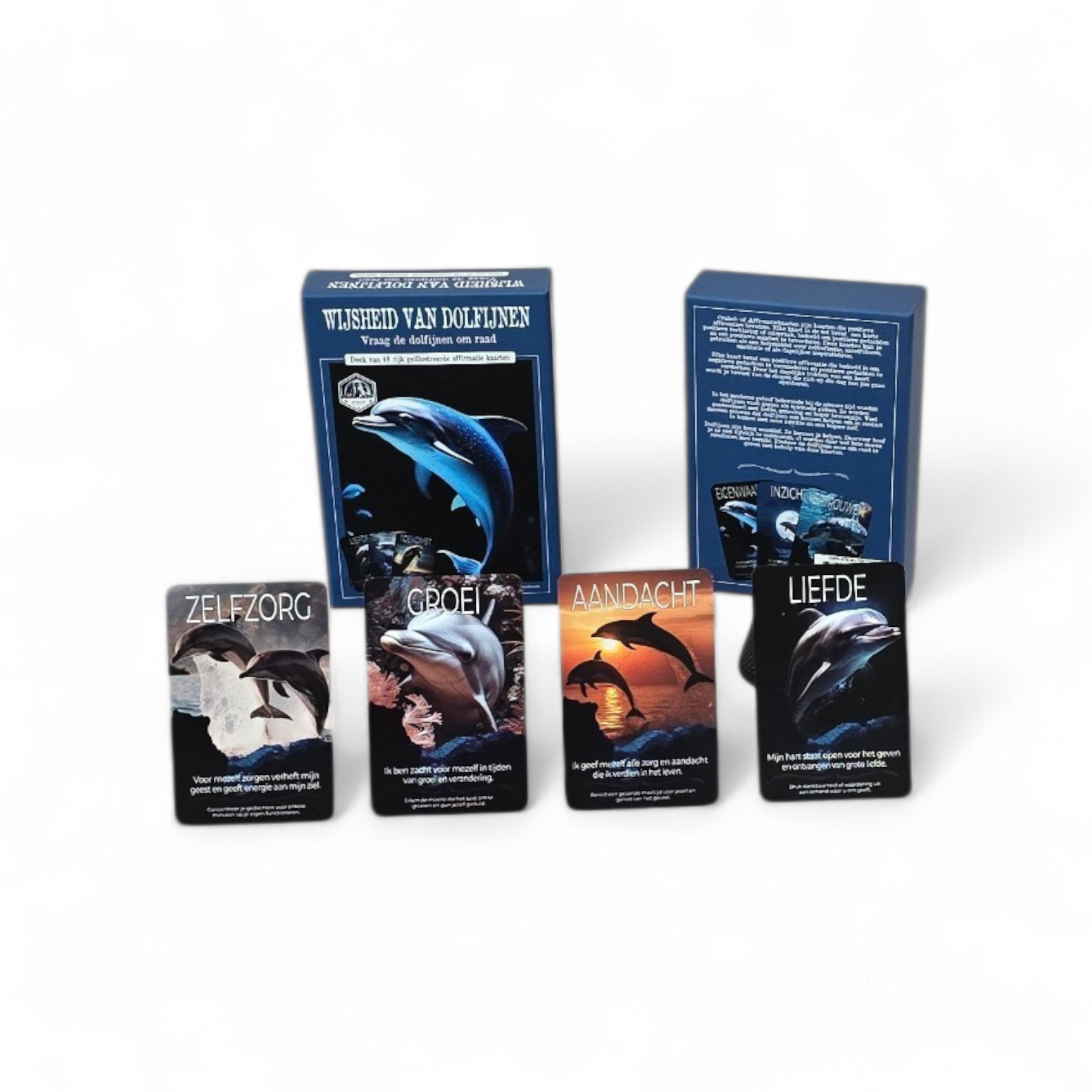 Wijsheid van Dolfijnen (affirmatiekaarten de dolfijnen weten raad)