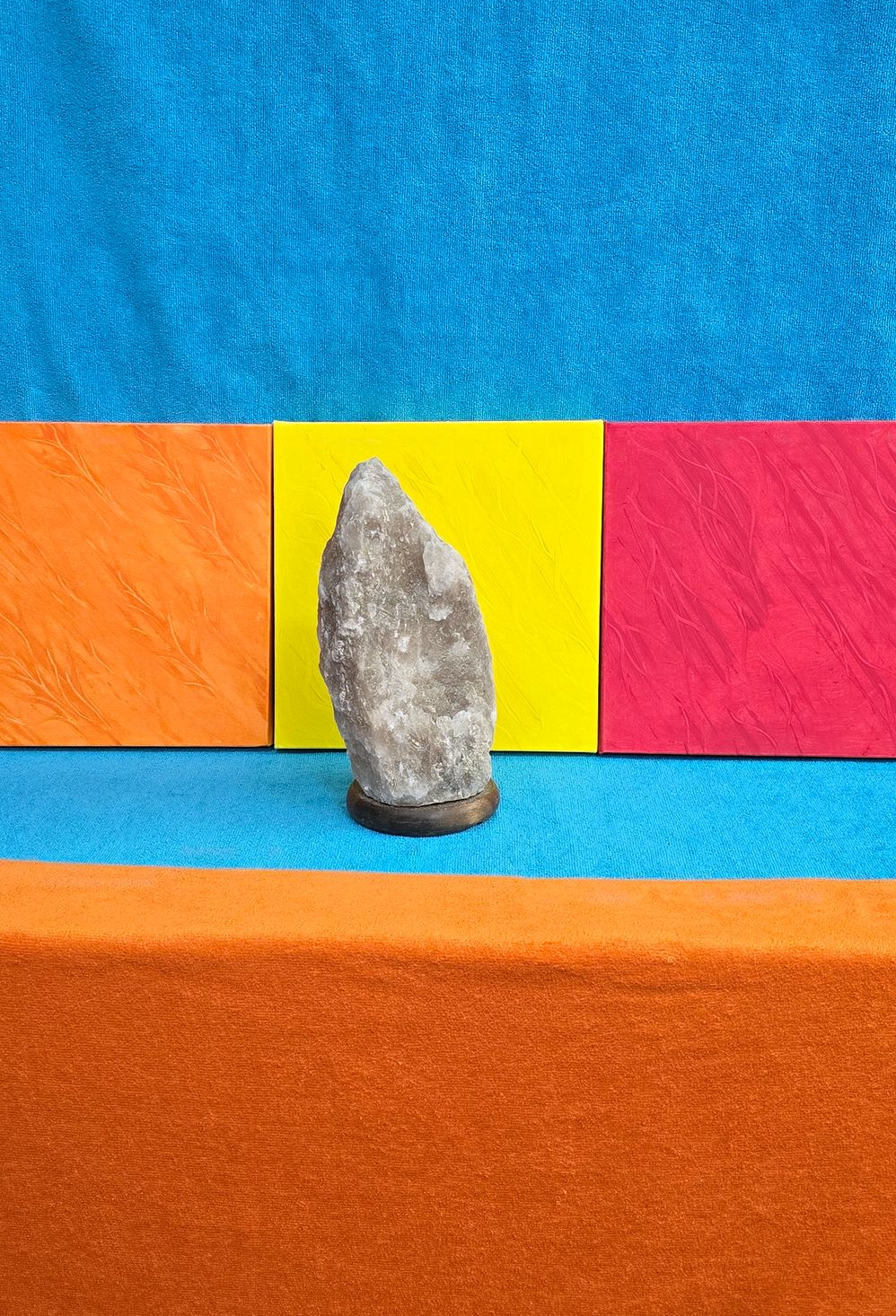 Zoutlamp zwart 5,7 kg