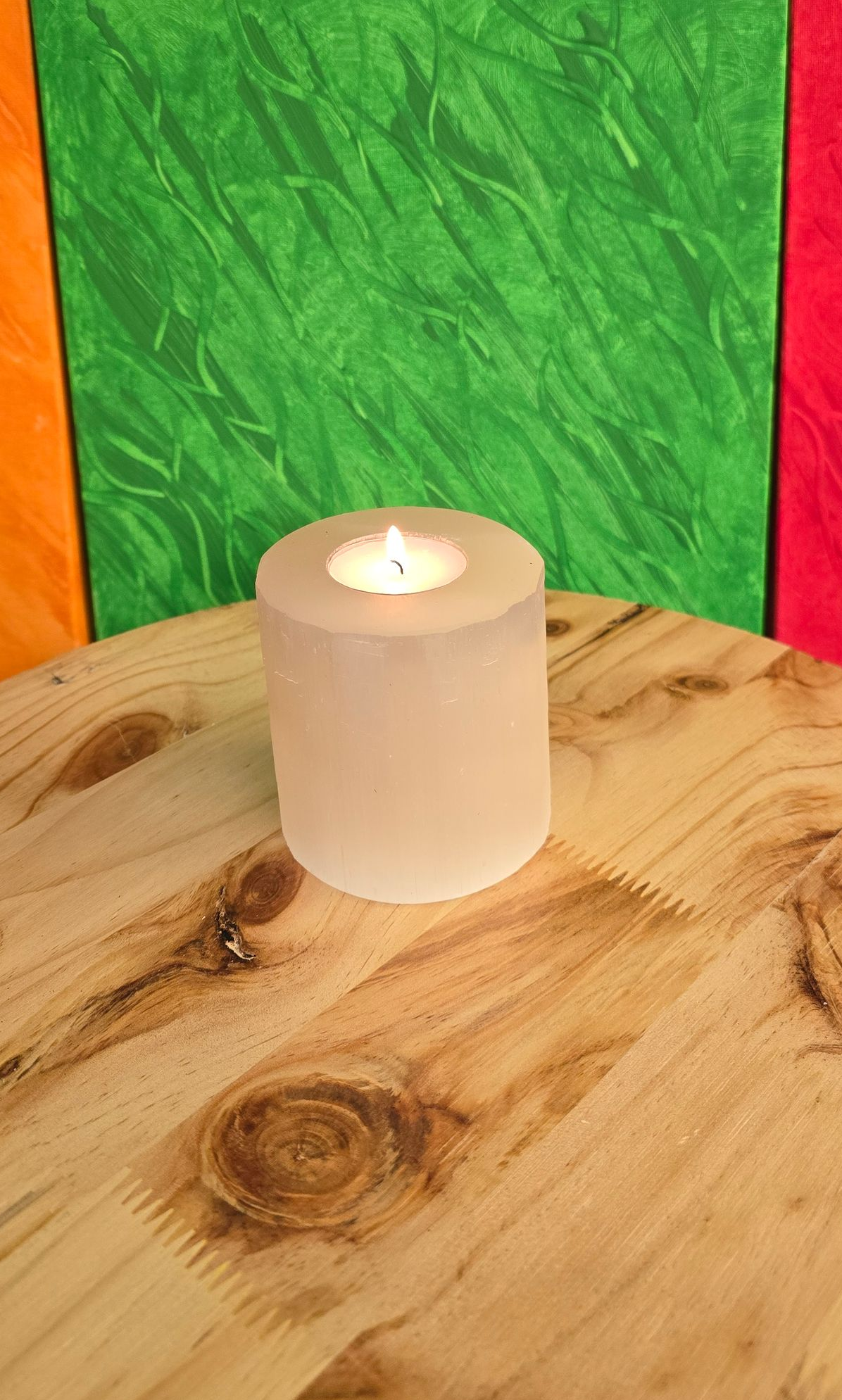 Seleniet waxinelichthouder