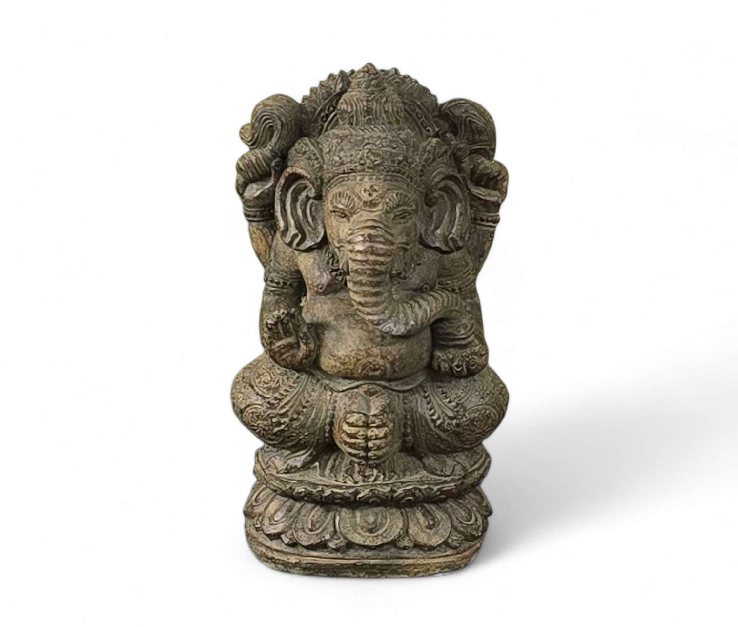 Stenen Ganesha beeld