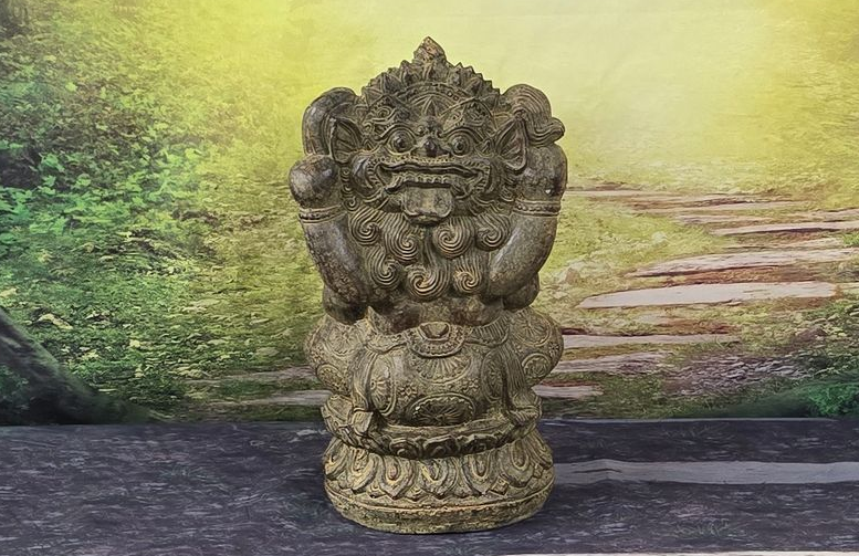 Stenen Ganesha beeld