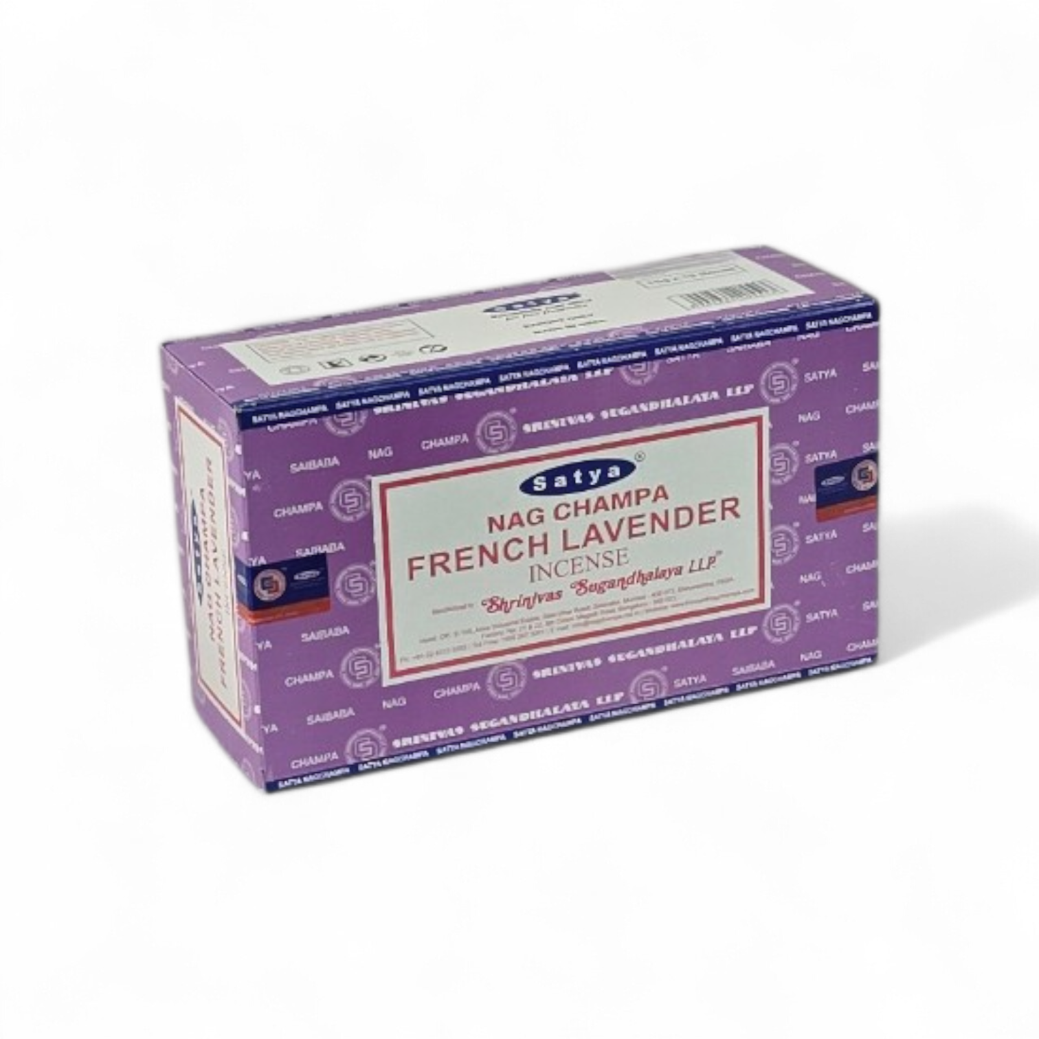 Satya French Lavender uit de Competitive serie van Nag Champa doos à 12 x 15 gram.