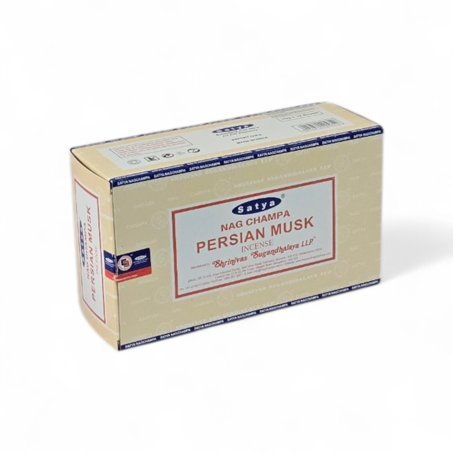 Satya Persian Musk uit de Competitive serie van Nag Champa doos à 12 x 15 gram.
