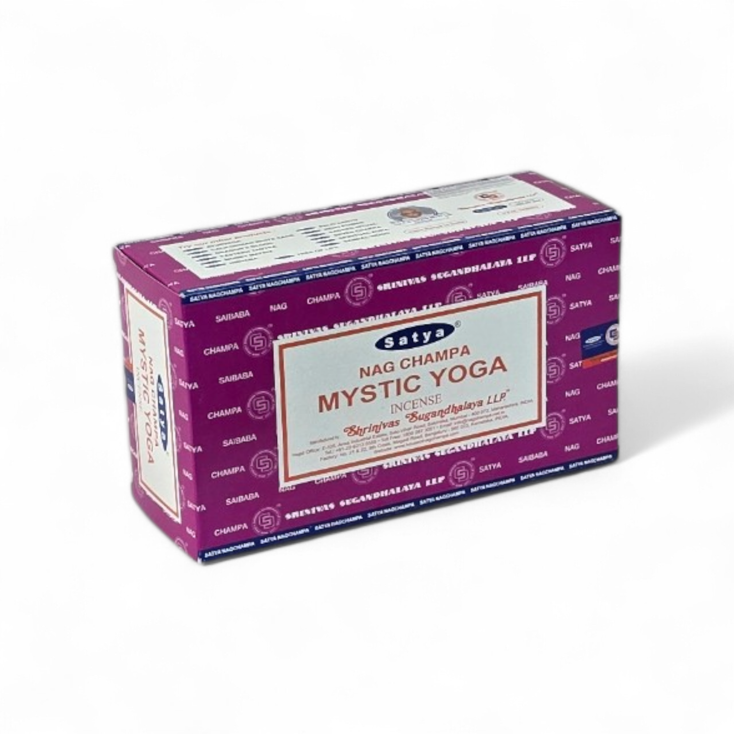 Satya Mystic Yoga uit de Value for Money serie van Nag Champa doos  à 12 x 15 gram