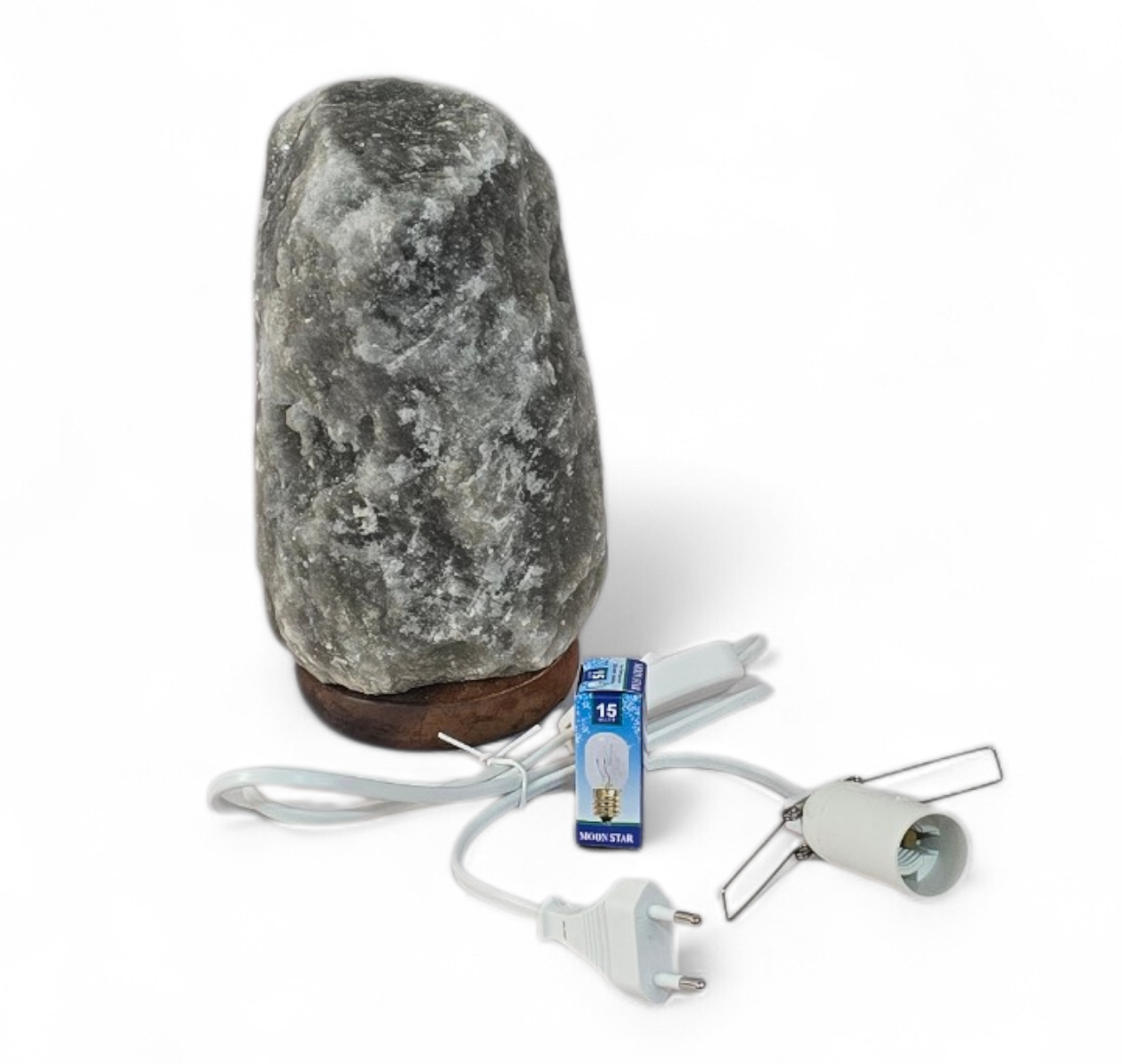 Zoutlamp zwart 2,9 kg