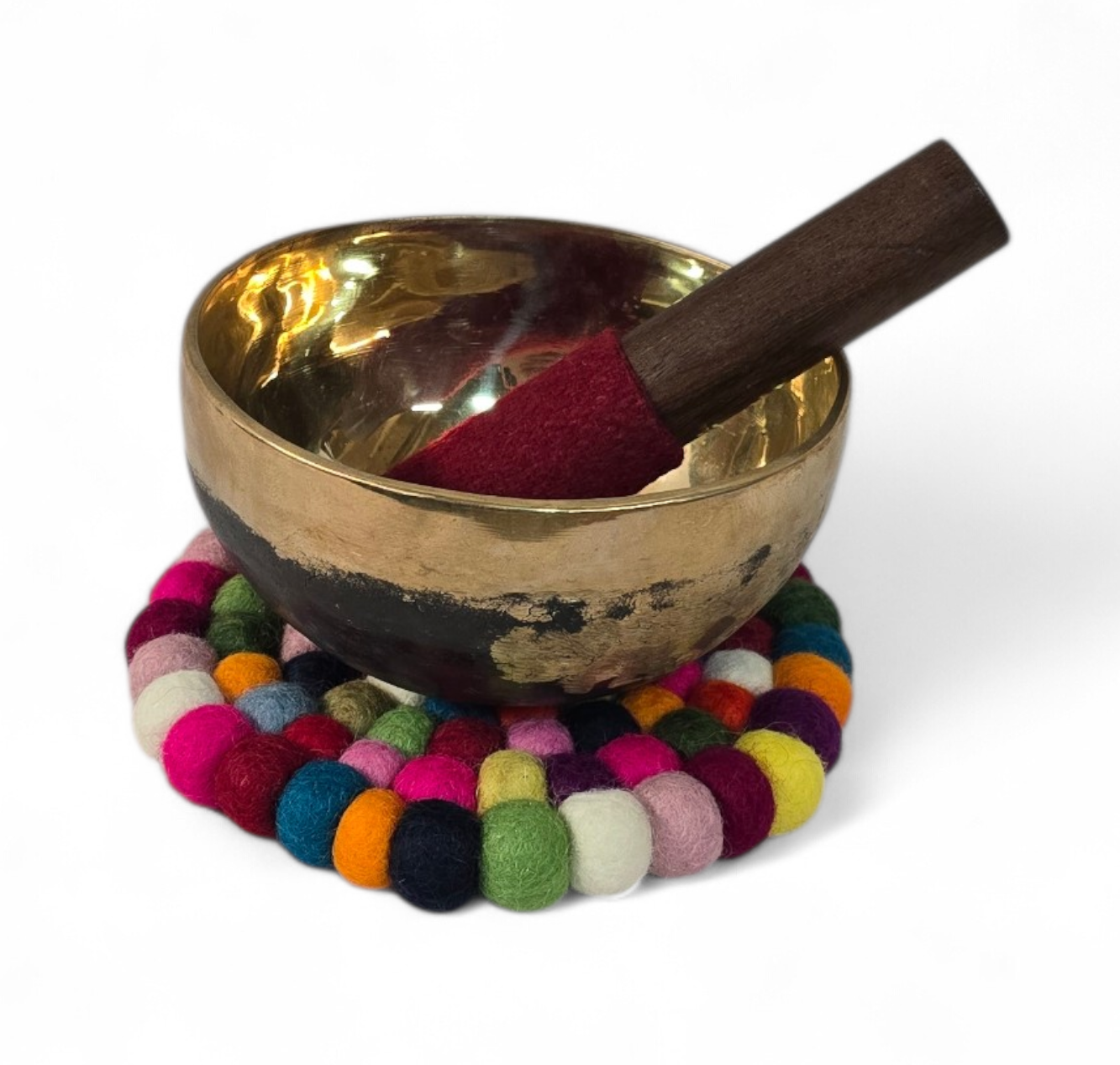 Klankschaal zwart geëtst