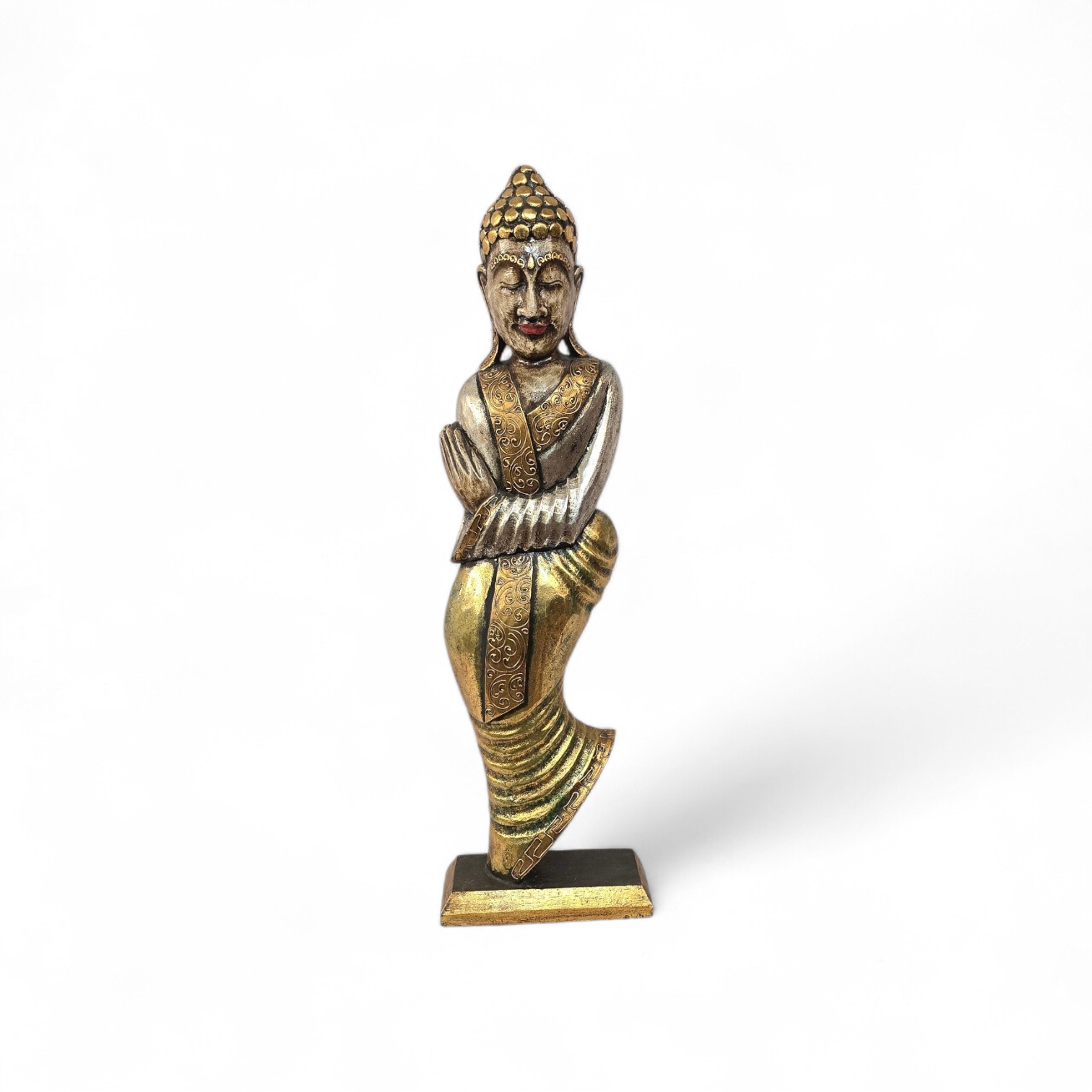 Houten boeddha beelden