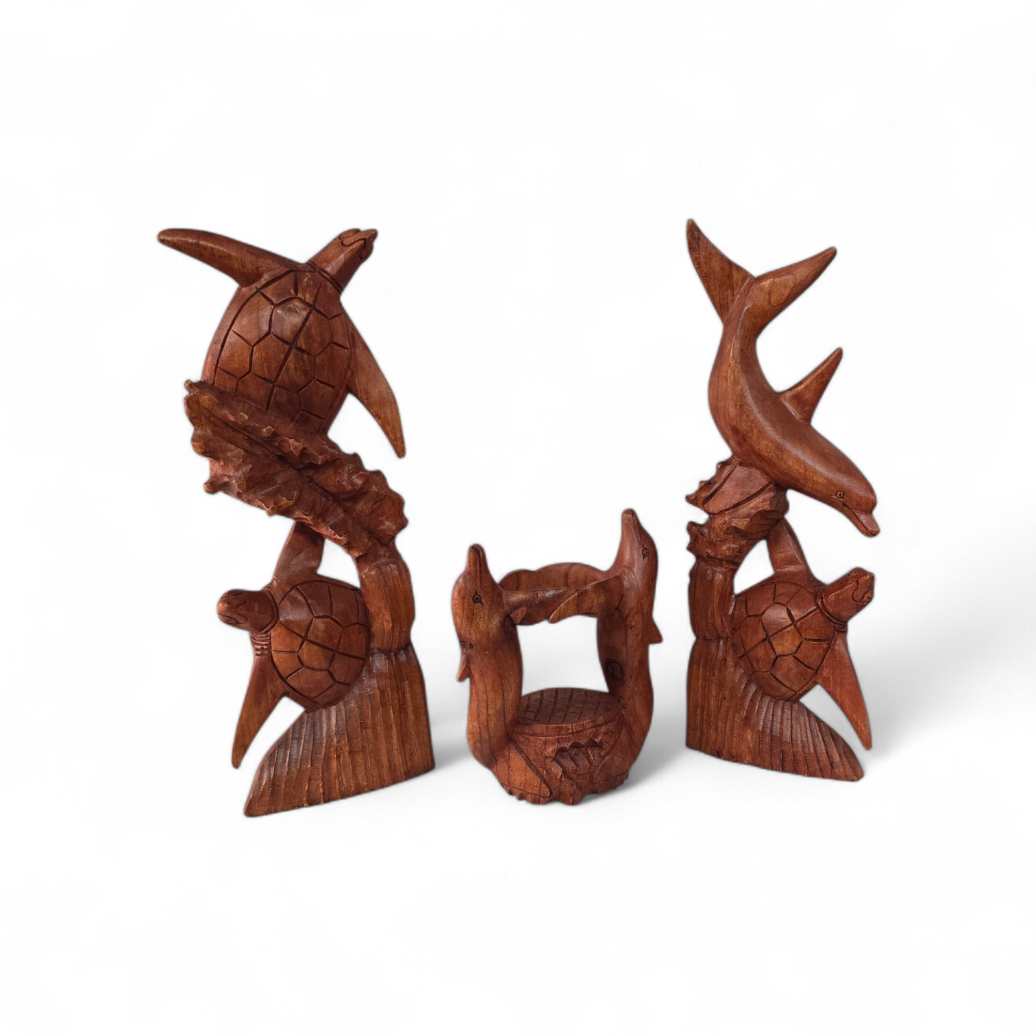 Handgemaakte houten beeldjes