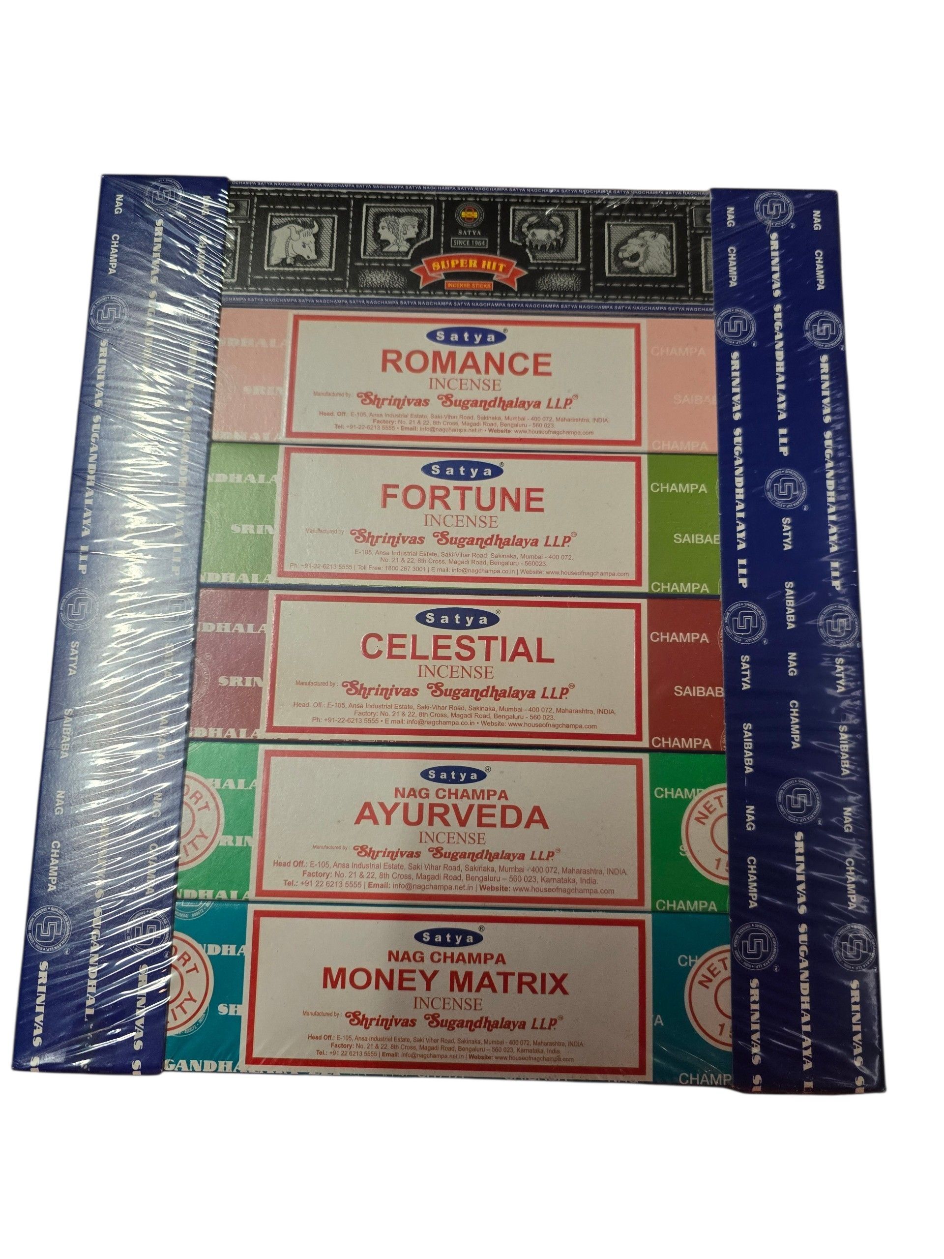 Nag Champa verschillende geuren in 1 verpakking