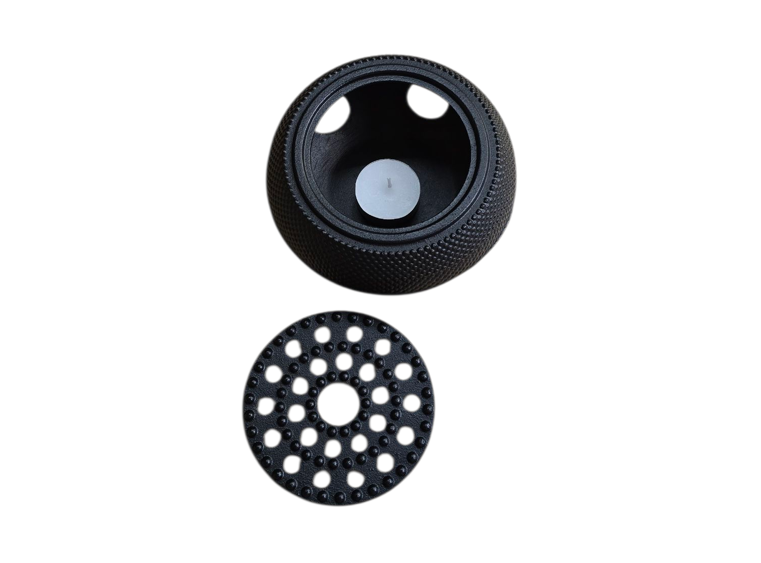 Theepotwarmer gietijzer