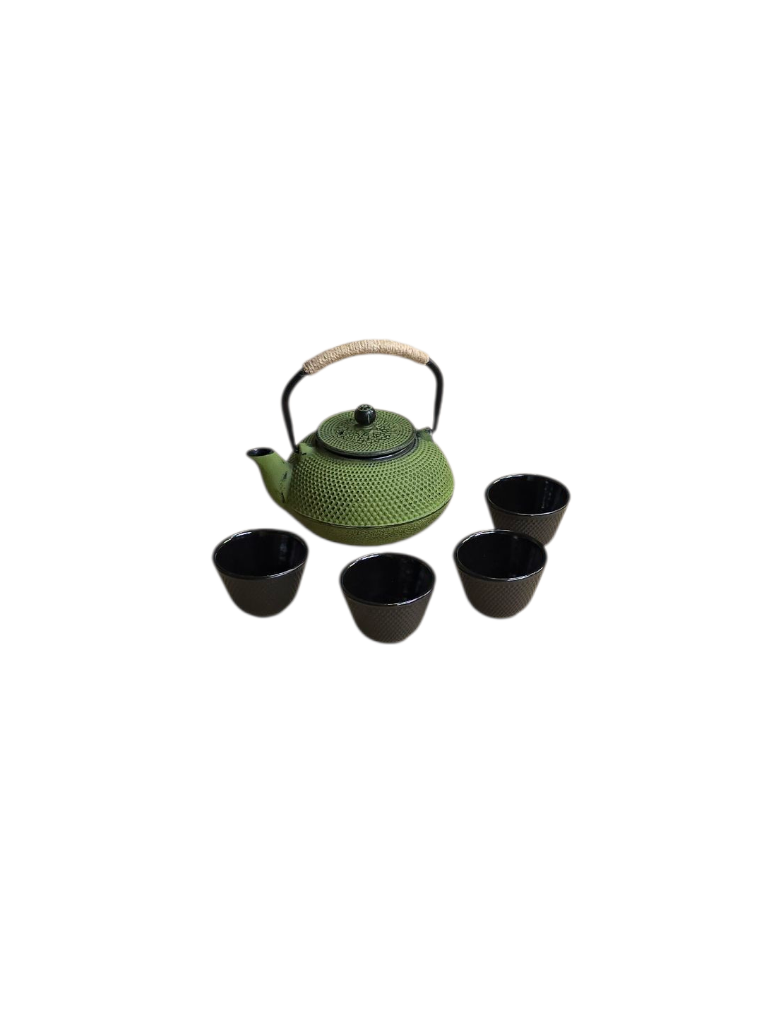 Japans Theepotje 600 ml met 4 kopjes set