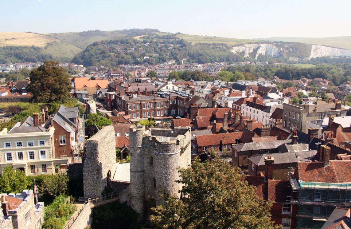 View towards the East