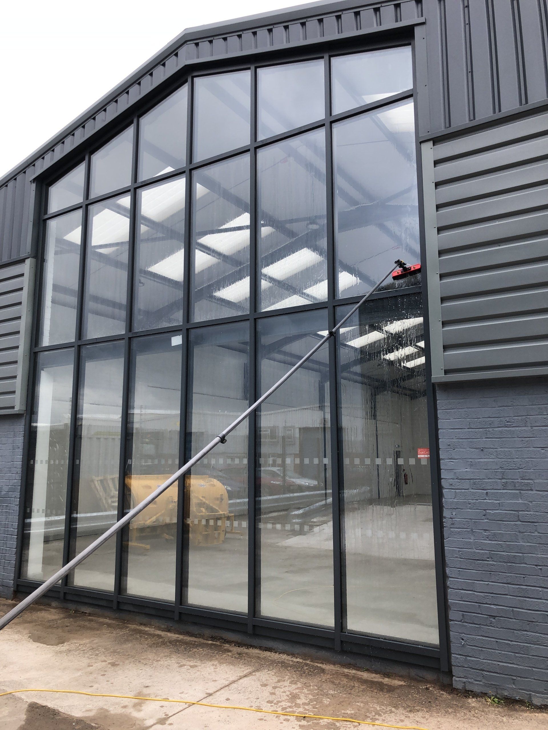 A long block paving footpath