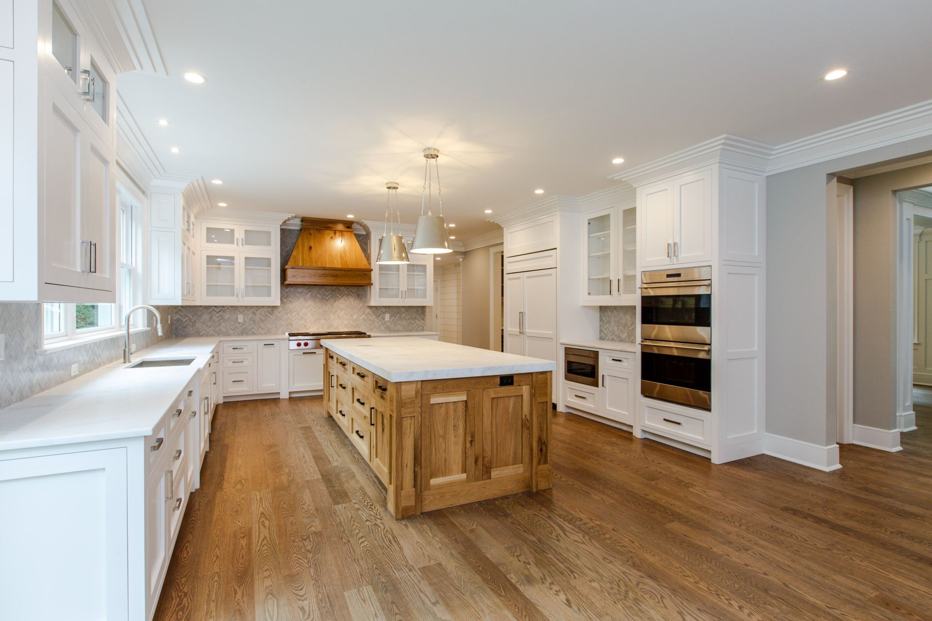 Reclaimed Wood Kitchen Island | Custom Kitchen Cabinets | Domestic Kitchens Inc.