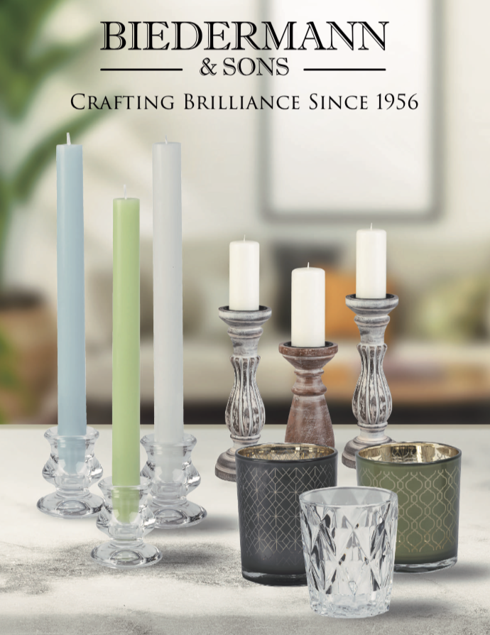 Biedermann & Sons is Decorative Candles and Accessories
