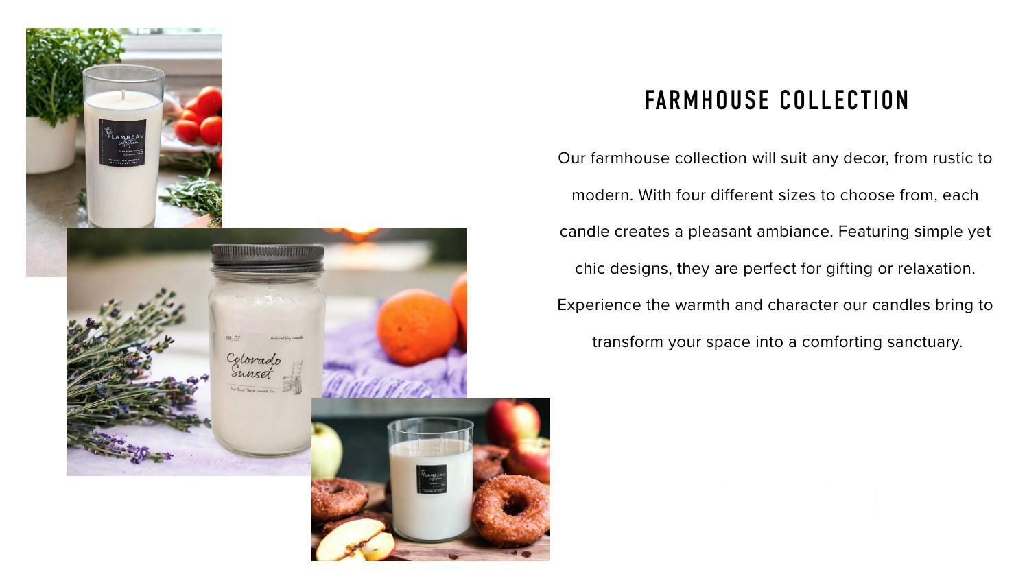 Our Back Porch Candle Co. Soy Candles