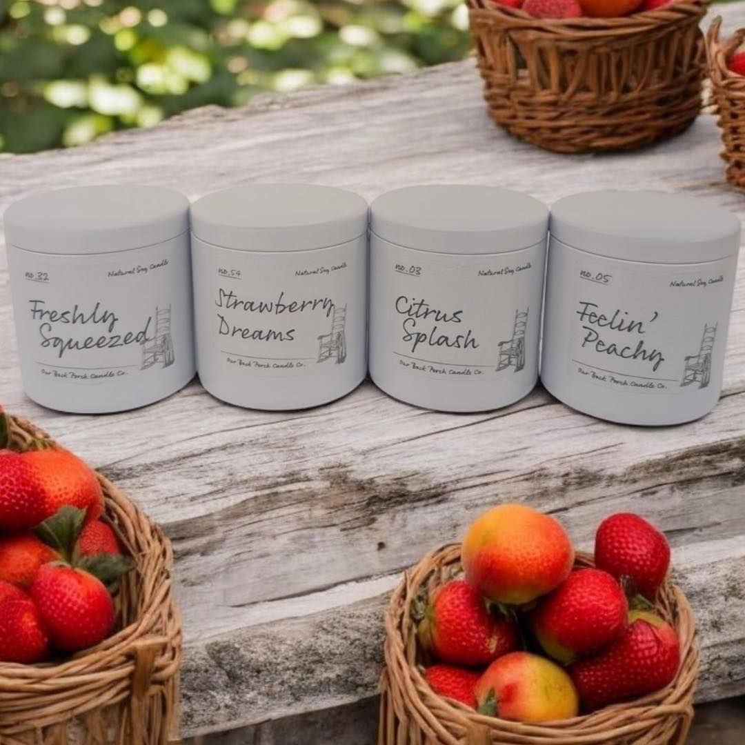 Our Back Porch Candle Co. Soy Candles
