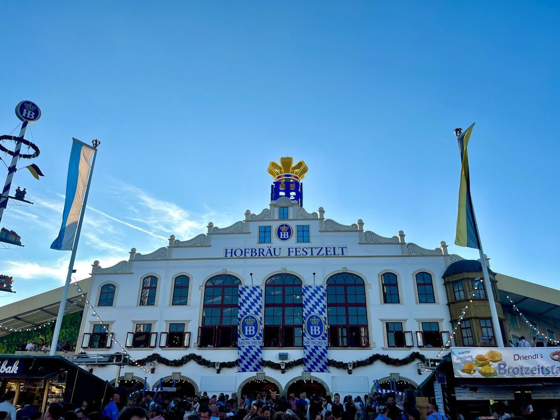 Hofbräu Tent at Oktoberfest Munich