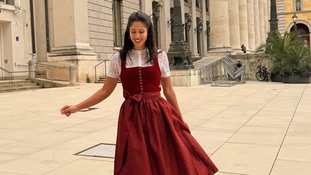 white christmas dresses Bavaria Trachten Dirndl Dresses Women Traditional German Oktoberfest Costumes Women - Authentic Dirndl - Oktoberfest Outfits Women main image 0