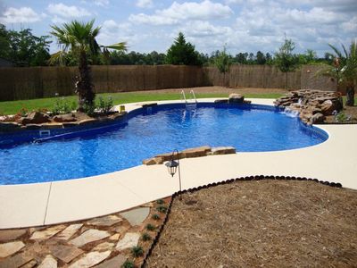 Pool Builders — Pool With Landscape in Daphne, AL