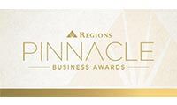 The pinnacle business awards logo is on a white background.