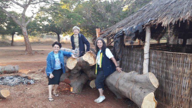 Our Sisters Helena, Lenodia, Bridgid and Maria Helena at our Mission in Nipepe