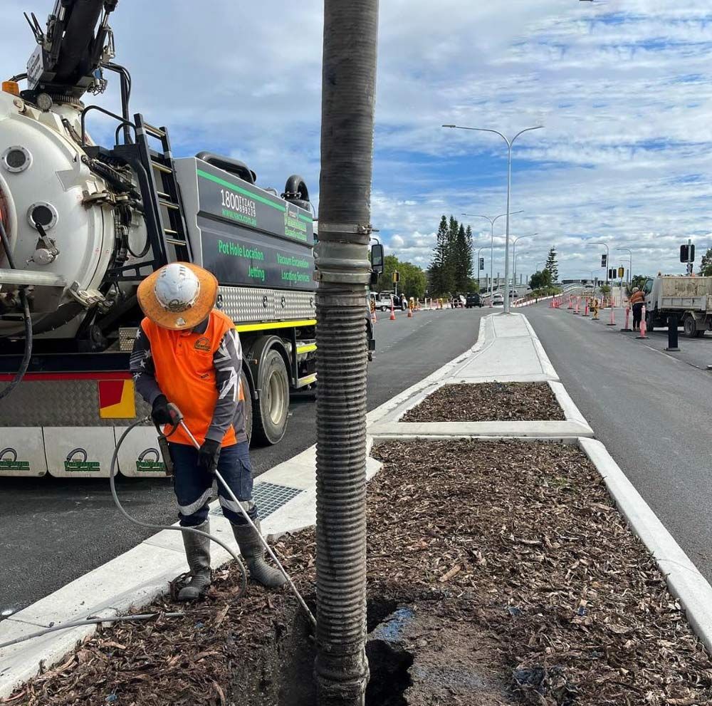 An Ongoing Vacuum Excavation In Sunshine Coast