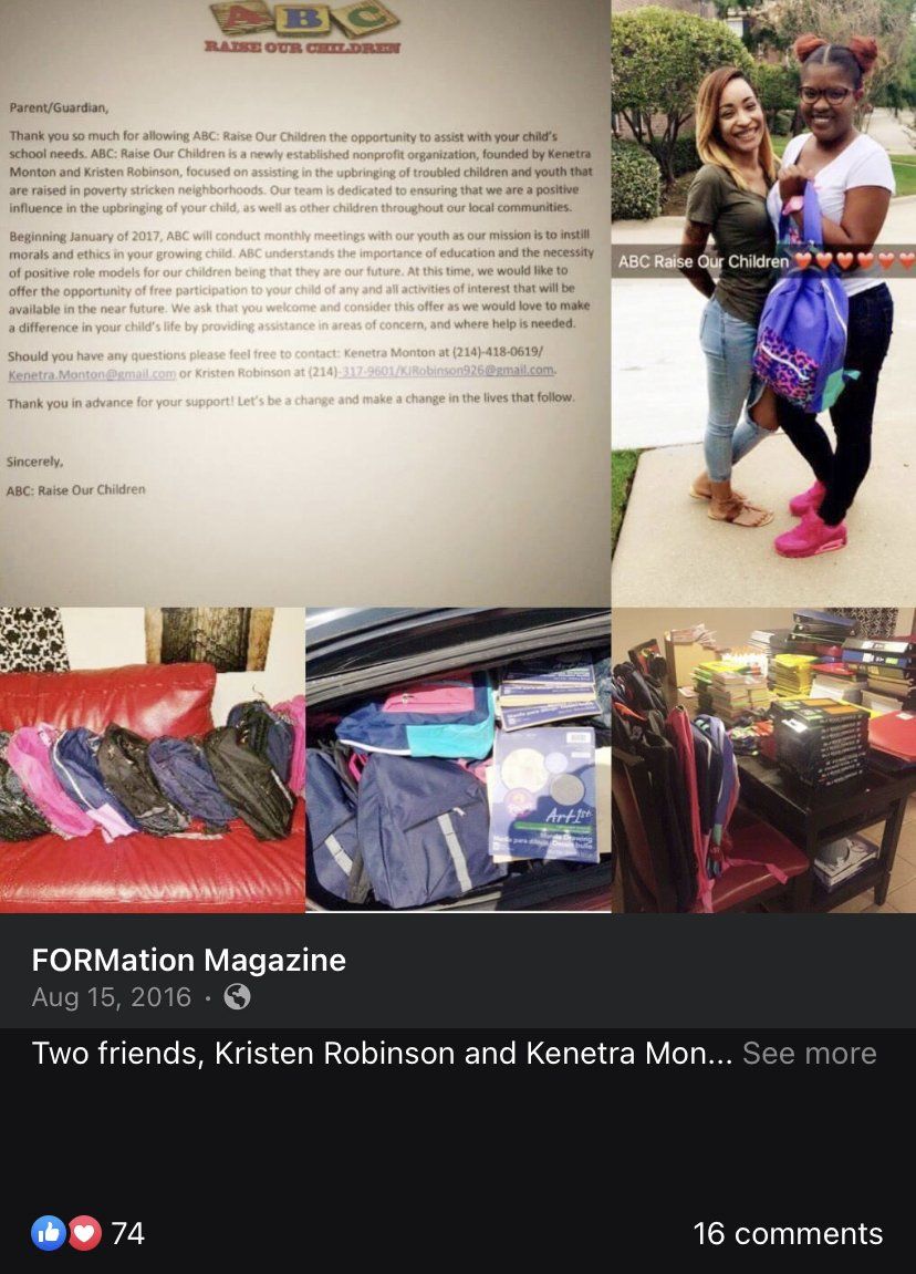 ABC Raise Our Children FORMation Magazine article