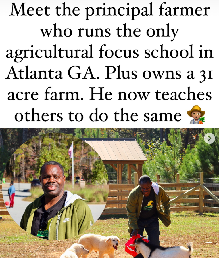Meet the principal farmer who runs the only agricultural focus school in atlanta ga