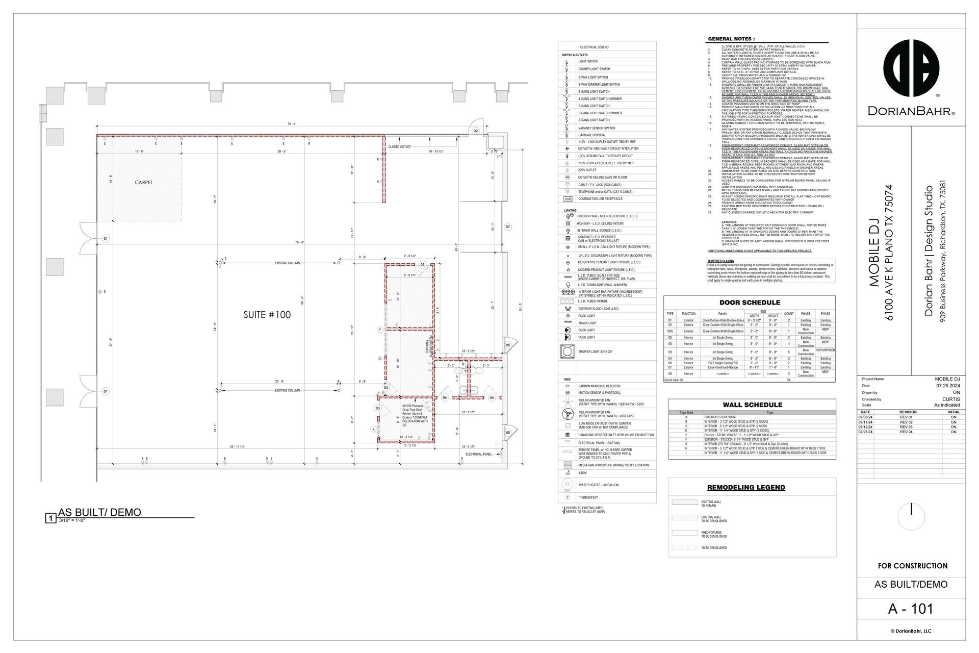 A floor plan of a building with a lot of information on it.