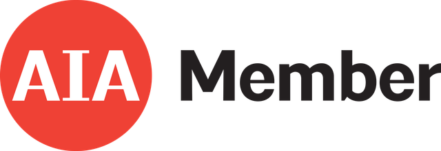 The aia member logo is in a red circle on a white background.