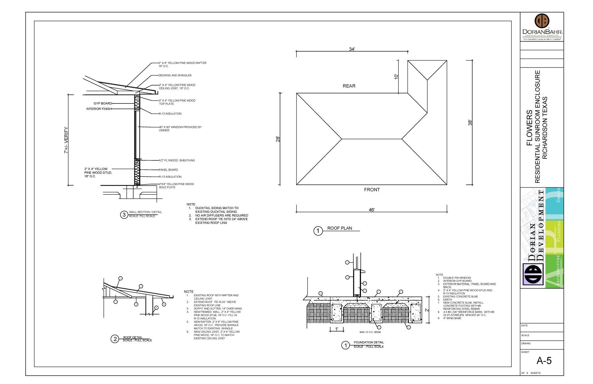 A black and white drawing of a roof with measurements