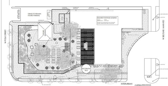 A black and white floor plan of a building