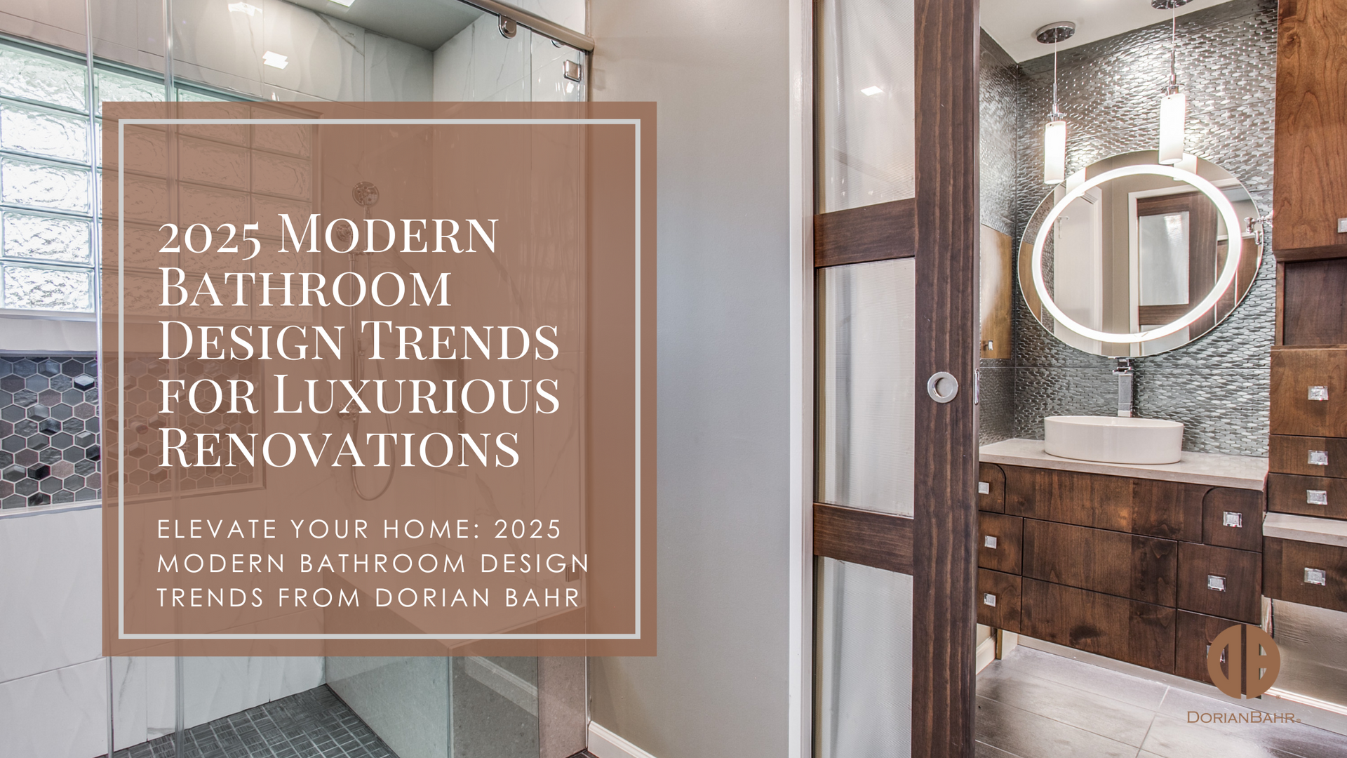 A bathroom with a sink , mirror and sliding glass doors.