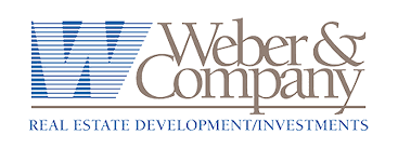 The logo for weber & company real estate development investments