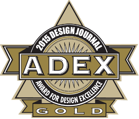 2015 design journal adex award for design excellence gold