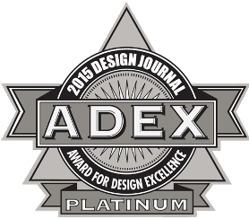 2015 design journal award for design excellence platinum
