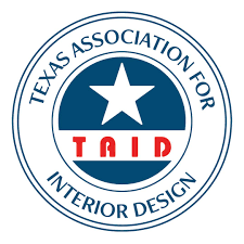 The logo for the texas association for interior design.