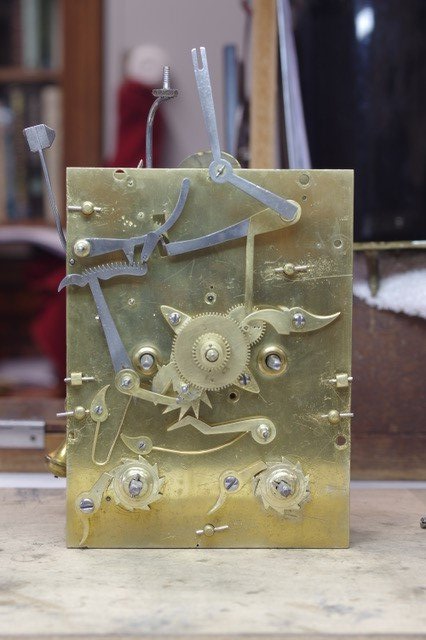 clock mechanism and gears