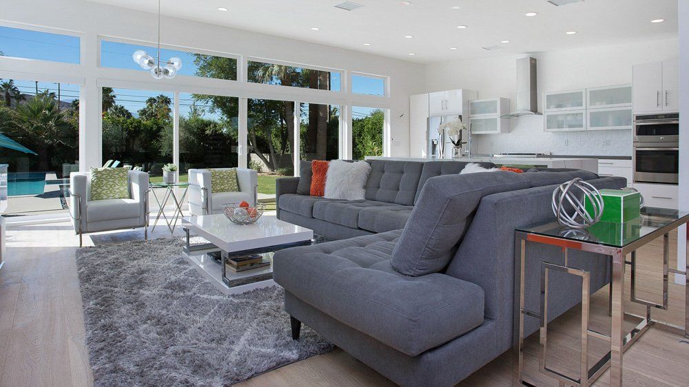 Modern Living Room with Furniture — Naples, FL — Antis Media