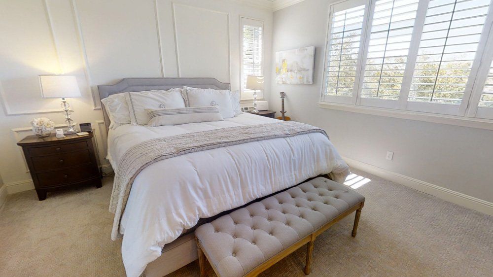 Beautiful White Bedroom — Naples, FL — Antis Media