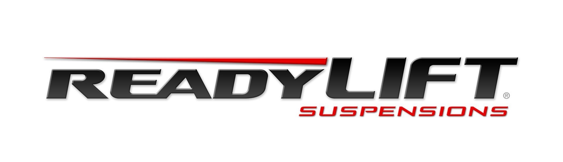 A logo for readylift suspensions is shown on a white background.