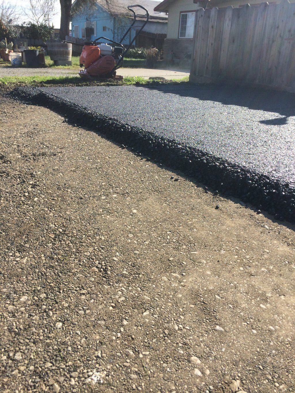 Drying Asphalt — Vacaville, CA — American Asphalt