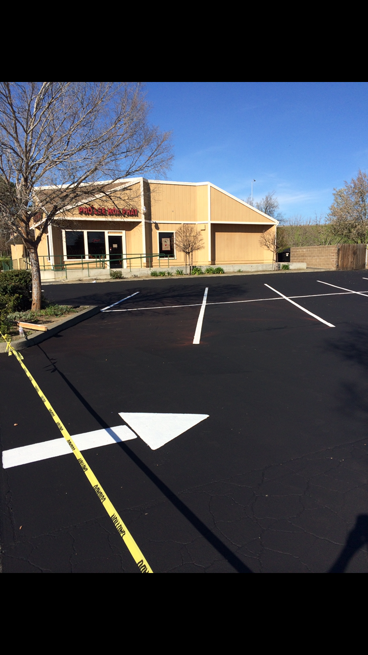 Asphalt Road with Lines — Vacaville, CA — American Asphalt