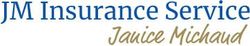 A logo for jm insurance service by janice michaud