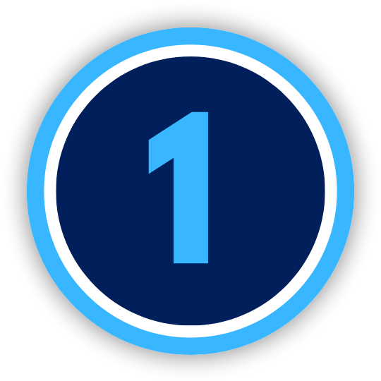 Number with graphics behind it