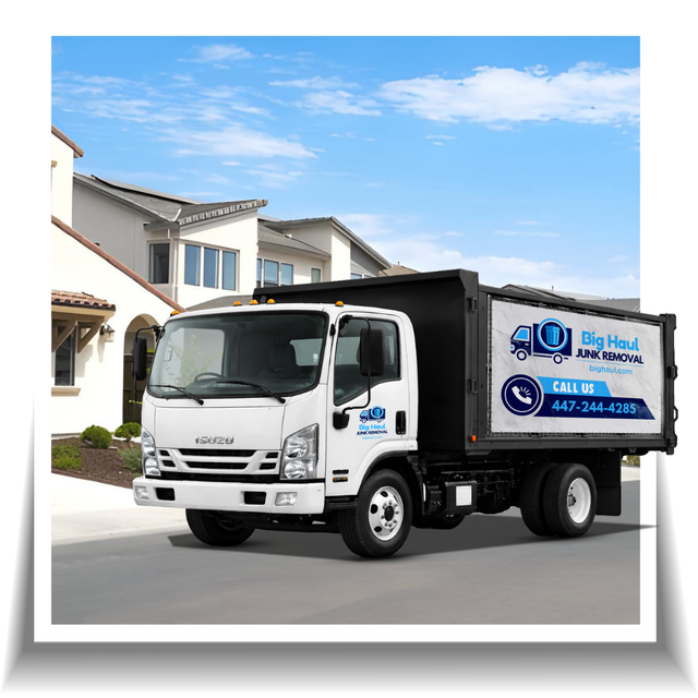 Big Haul hauling truck parked outside the road